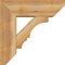 Ekena Millwork Balboa Slat Rough Sawn Bracket w/ Offset Brace, Western Red Cedar, 8"W x 24"D x 24"H BKT0806X24X24BOA06RWR - alternate 4